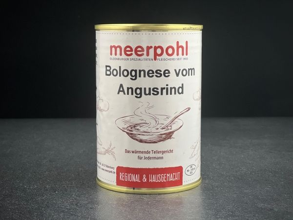 Bolognese vom Angusrind, 400g Dose