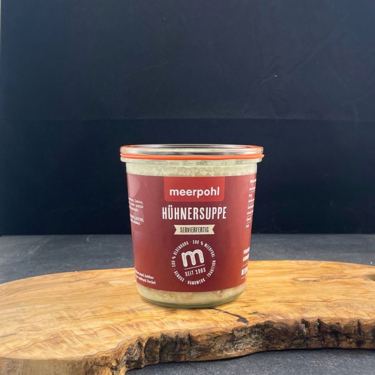 Hühnersuppe im 500g Glas
