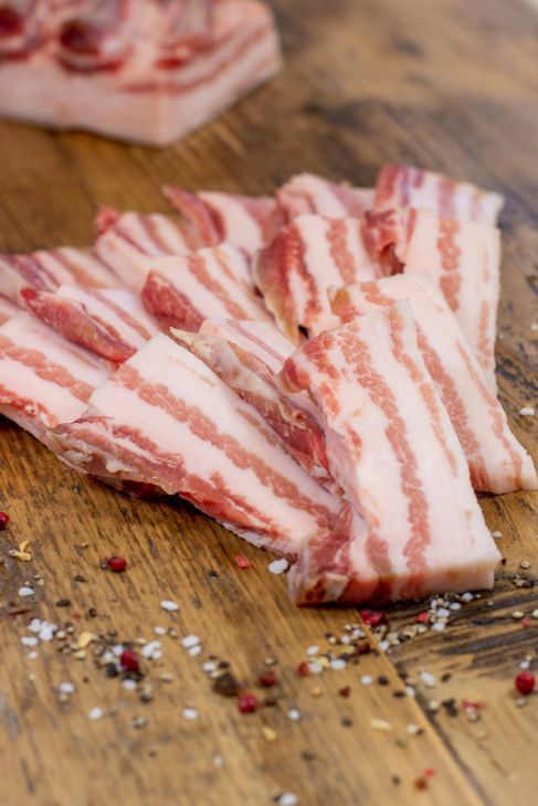 gestreifter Speck