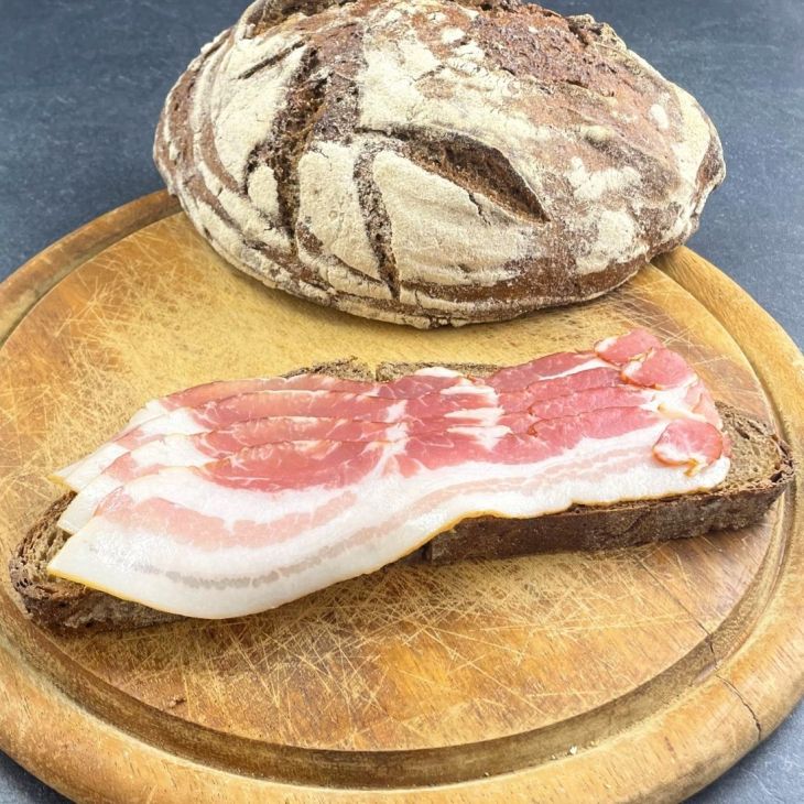 Rouladenbauch ger. o.Knorpel o.Schwarte - geschnitten