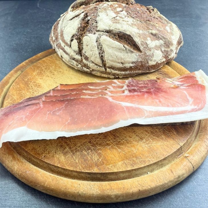 Südtiroler Bauernspeck "Merano" - geschnitten
