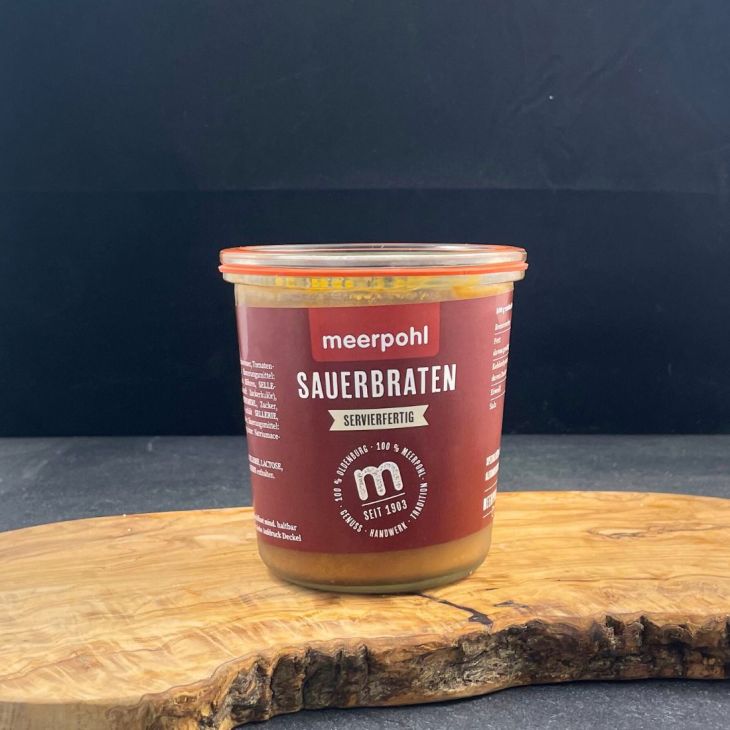Sauerbraten im Glas